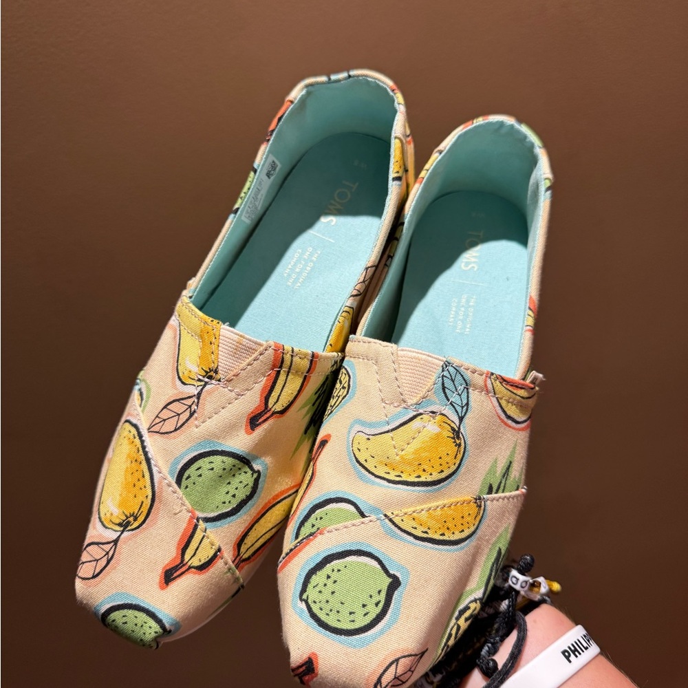 Toms Fruit Canvas Slip-Ons
